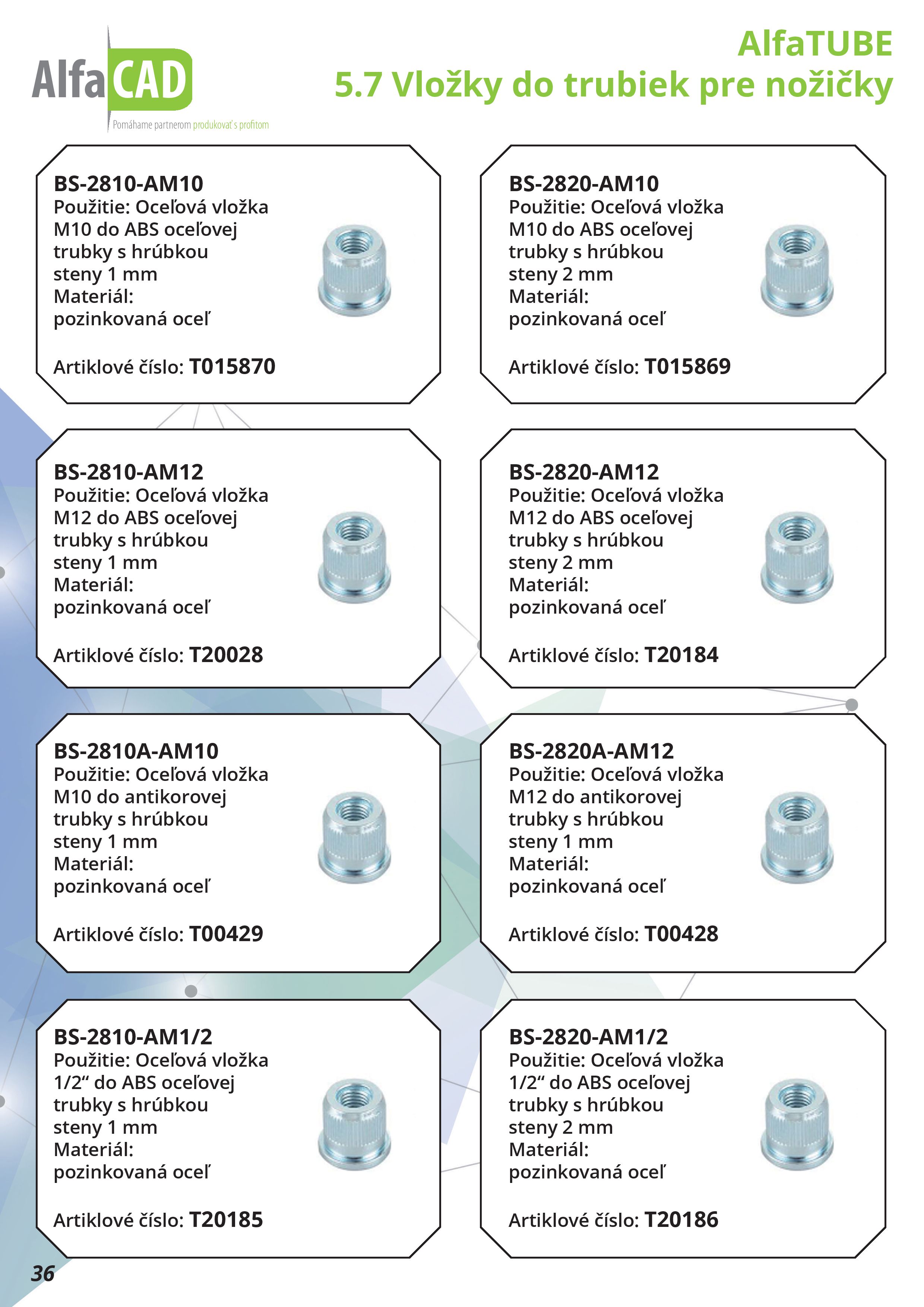 AlfaTUBE 2021 Katalog Slovensky Plna Kvalita 36